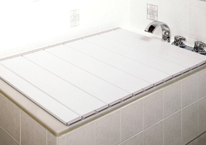 東プレ 風呂ふた 組み合わせ式 取っ手付き センセーション(3枚割) 75×160cm ホワイト ホワイト L16 - 4